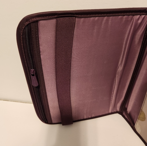 NWT Thirty-One Fold-It-Up Organizer 988B Plum Chevron - Picture 4 of 10